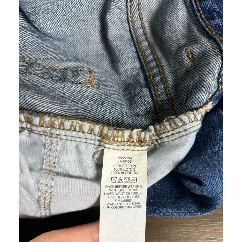 The Childrens Place Boys Straight Leg Jeans Medium Wash Blue Size 18 Cotton
